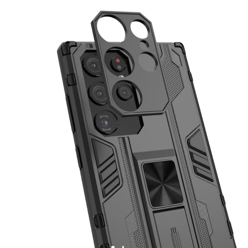 Hoesje voor Samsung Galaxy S22 Ultra 5G Ondersteuning Voor Armor-serie