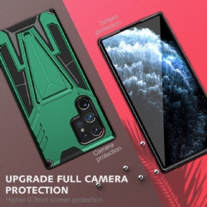 Hoesje voor Samsung Galaxy S22 Ultra 5G Pantser Met Ondersteuning V