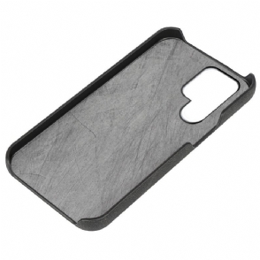 Hoesje voor Samsung Galaxy S22 Ultra 5G Slank Zakelijk Kunstleer