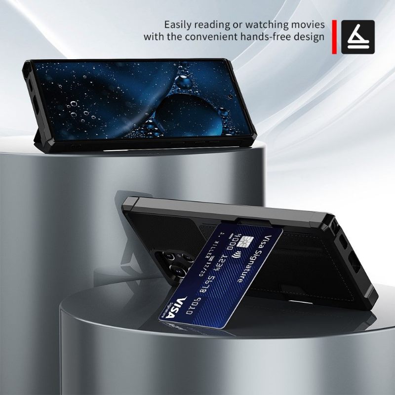 Hoesje voor Samsung Galaxy S22 Ultra 5G Zm02 Kaarthouder