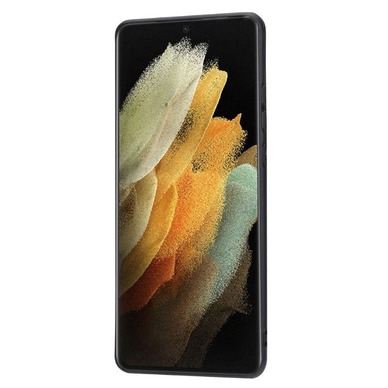 Hoesje voor Samsung Galaxy S22 Ultra 5G Zoé Leder Effect Kaarthouder