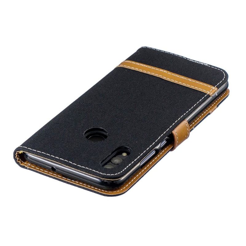 Cover voor Honor 10 Lite Stoffen Bekleding Met Riem