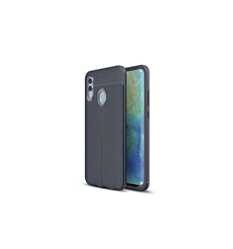 Hoesje voor Honor 10 Lite Getextureerde Leerstijl
