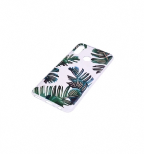 Hoesje voor Honor 10 Lite Siliconen Palmbladeren