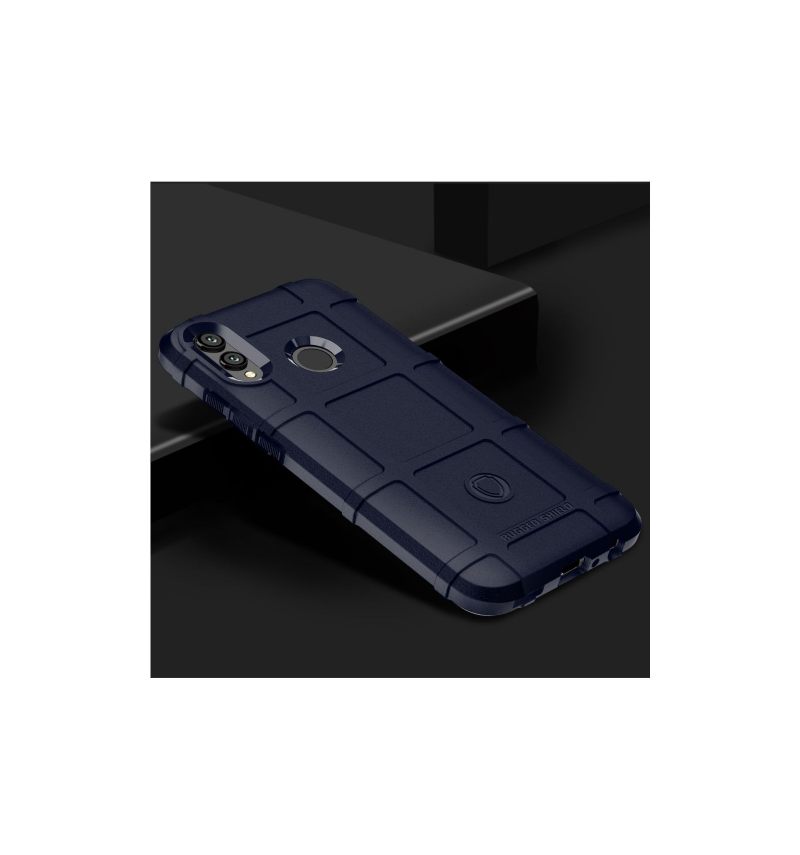 Hoesje voor Honor 10 Lite Vierkant Rasterbeschermer - Blauw