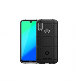 Hoesje voor Honor 10 Lite Vierkant Rasterbeschermer - Zwart