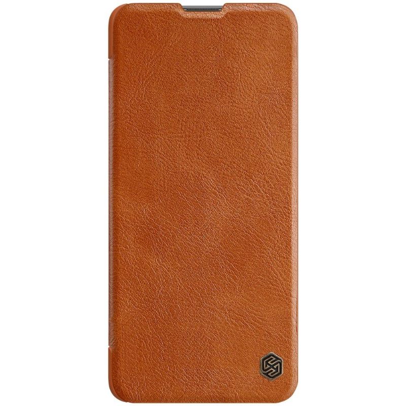 Folio-hoesje voor Samsung Galaxy M51 Qin-serie Leereffect
