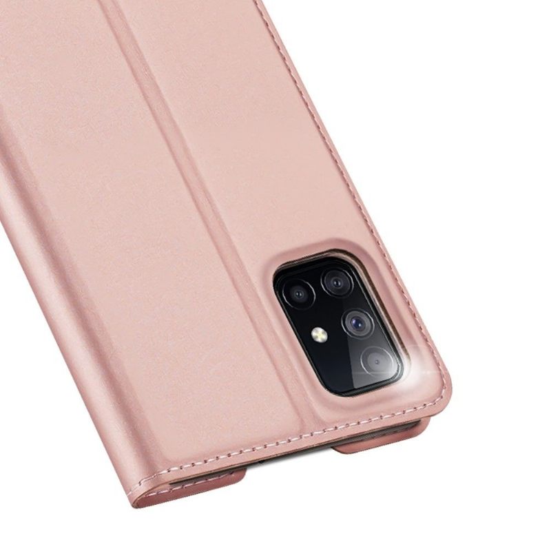 Folio-hoesje voor Samsung Galaxy M51 Zakelijk Satijneffect