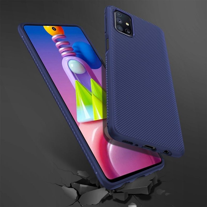 Hoesje voor Samsung Galaxy M51 Gestreept Effect
