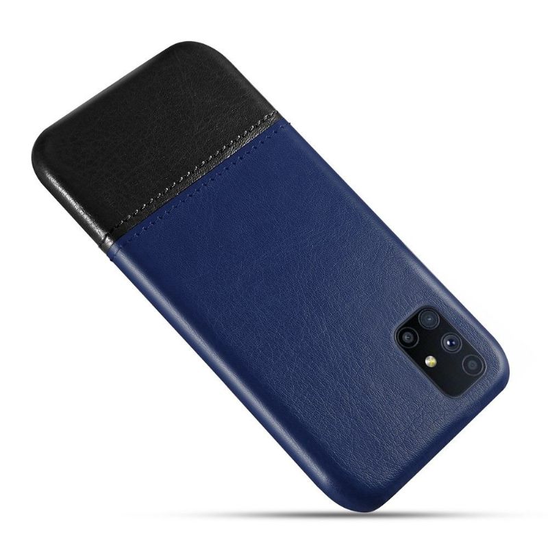 Hoesje voor Samsung Galaxy M51 Tweekleurig Leereffect