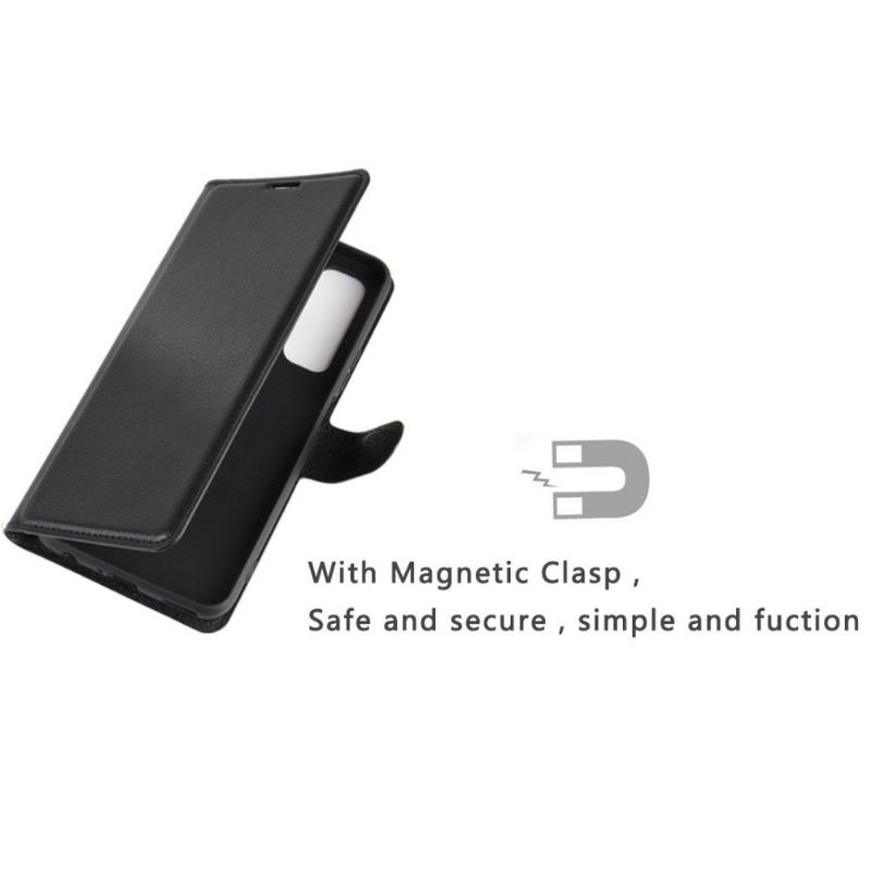 Folio-hoesje voor Huawei P40 Lite 5G Anti-fall Portemonnee Leren Leerstijl