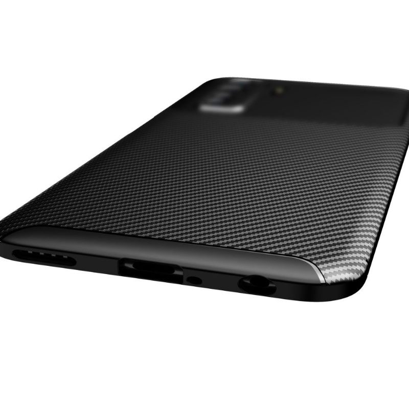 Hoesje voor Huawei P40 Lite 5G Anti-fall Karbon Classy