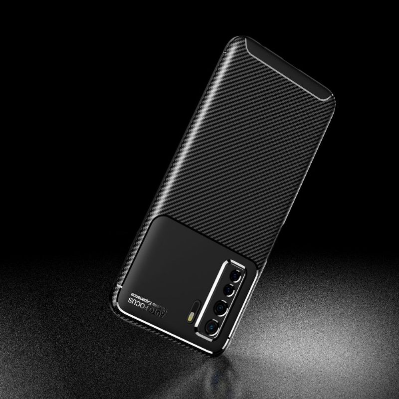 Hoesje voor Huawei P40 Lite 5G Anti-fall Karbon Classy