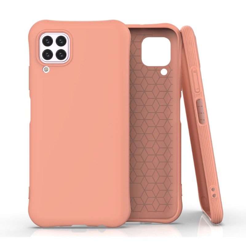 Hoesje voor Huawei P40 Lite 5G Witte Siliconen