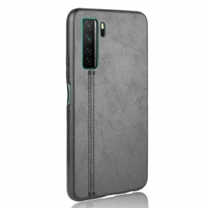 Telefoonhoesje voor Huawei P40 Lite 5G Ledereffect
