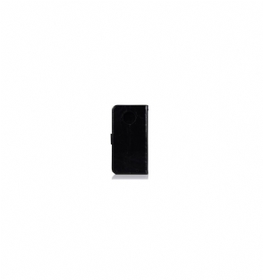 Folio-hoesje voor Motorola Moto G6 Plus Premium Vintage Leer