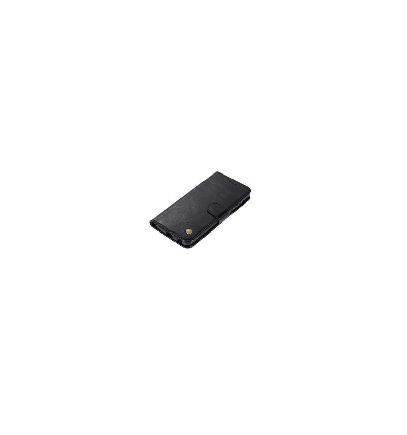 Folio-hoesje voor Motorola Moto G6 Plus Premium Vintage Leer