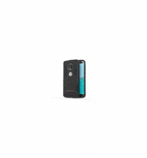 Hoesje voor Motorola Moto G6 Plus Anti-fall Cool Guard Schokbestendig Met Geïntegreerde Standaard