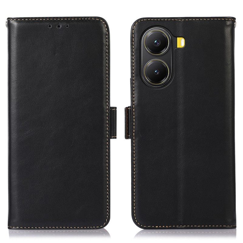 Bescherming Hoesje Poco X7 Pro 5g Rfid-blokkerend Leer