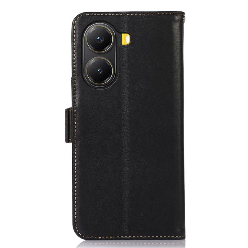 Bescherming Hoesje Poco X7 Pro 5g Rfid-blokkerend Leer