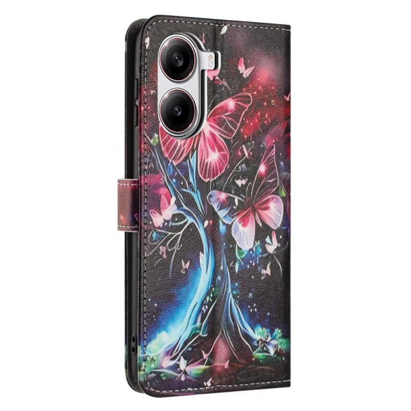 Bescherming Hoesje Poco X7 Pro 5g Waanzinnige Vlinders