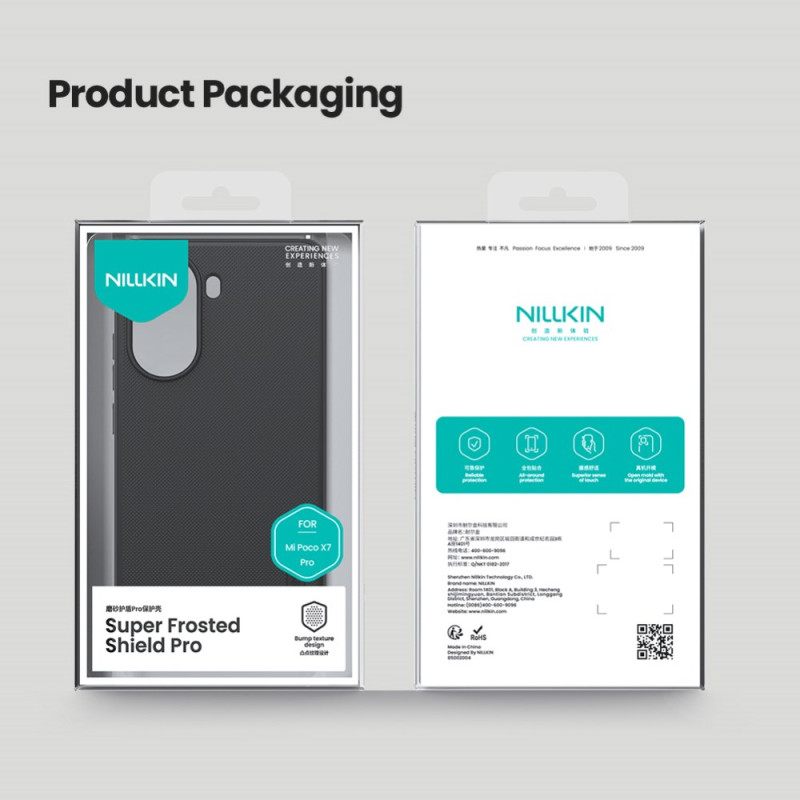 Cover Hoesje Poco X7 Pro 5g Telefoonhoesje Nillkin Frosted Shield Pro