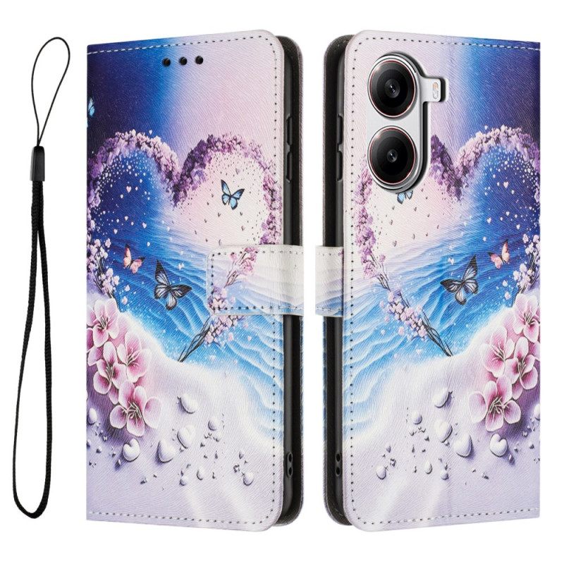 Flip Case Leren Poco X7 Pro 5g Hart