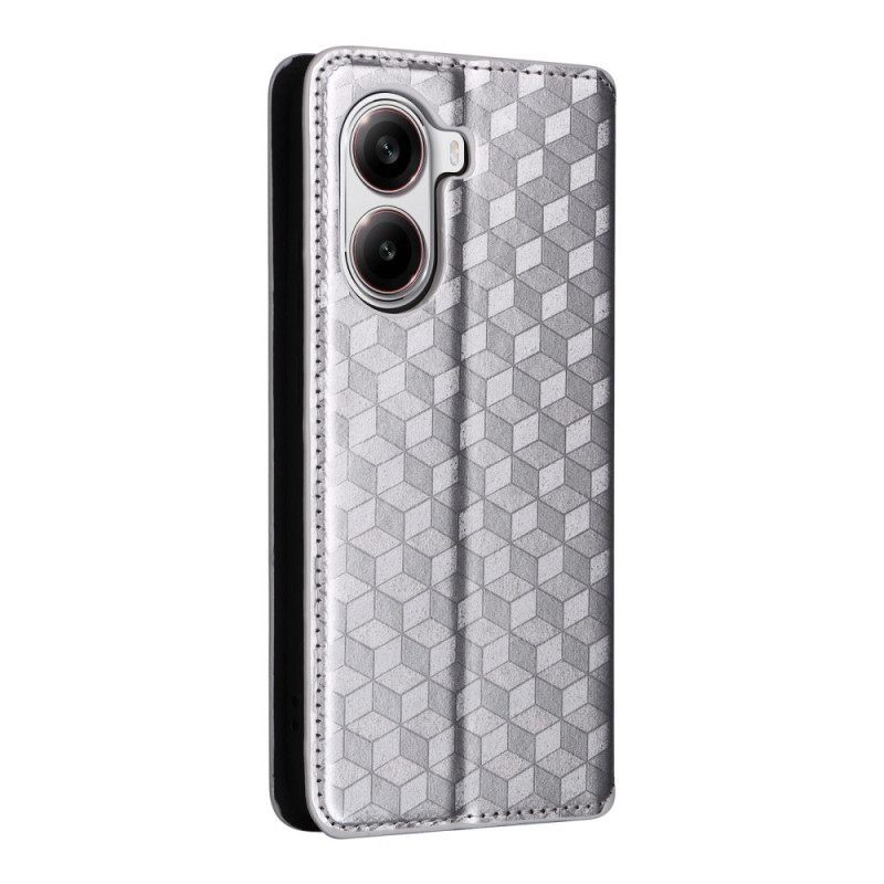 Folio-hoesje Poco X7 Pro 5g 3d-diamanten Bescherming Hoesje