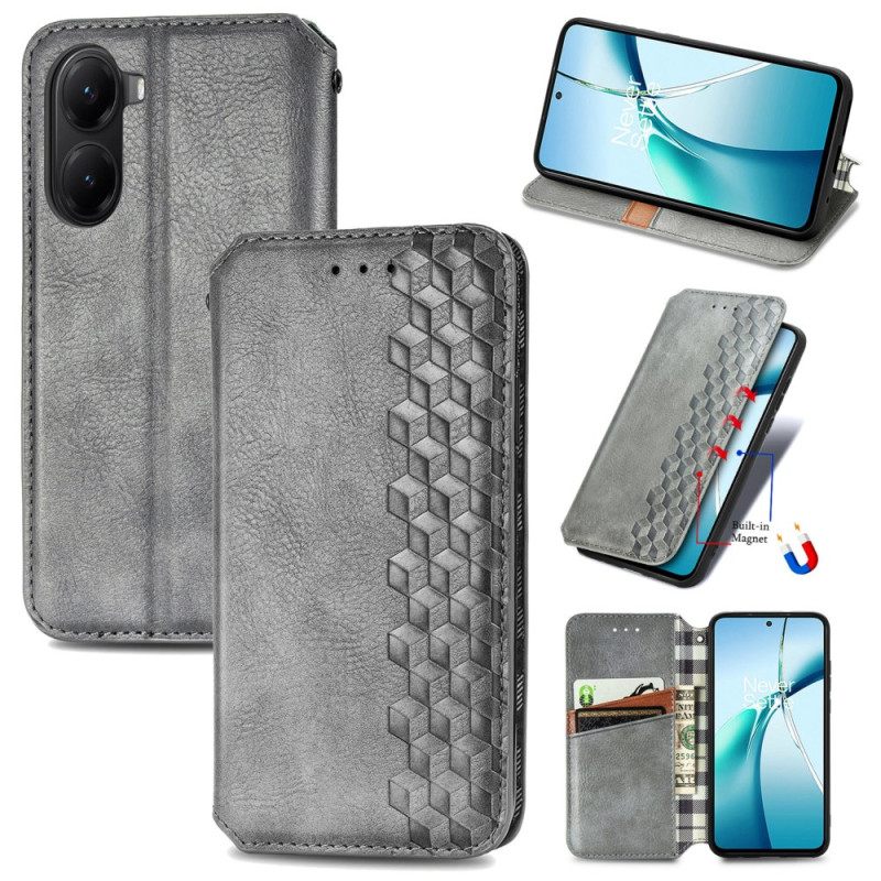 Folio-hoesje Poco X7 Pro 5g Diamant Suède-effect Bescherming Hoesje