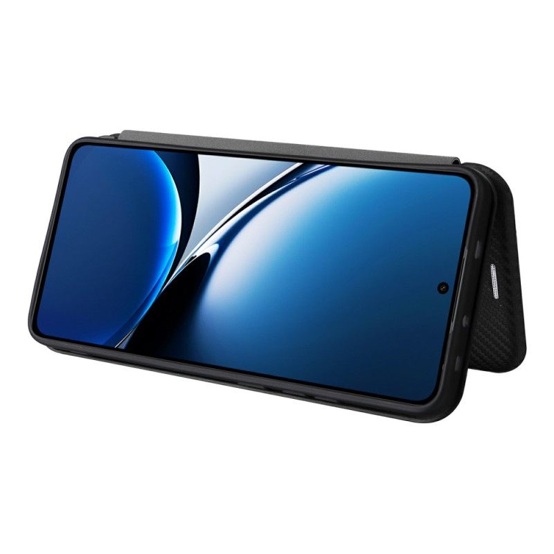 Folio-hoesje Poco X7 Pro 5g Koolstofvezel