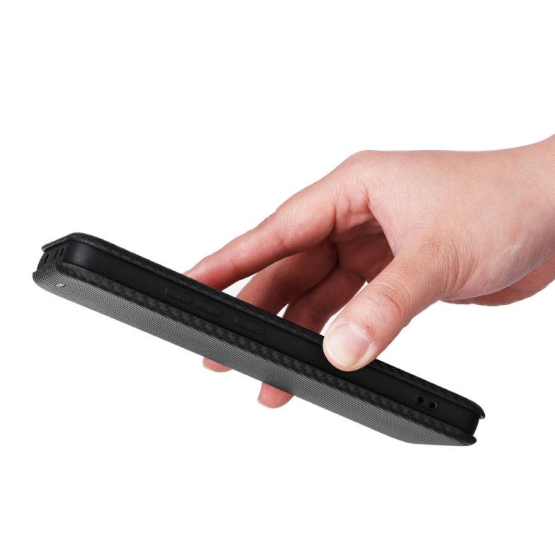 Folio-hoesje Poco X7 Pro 5g Koolstofvezel