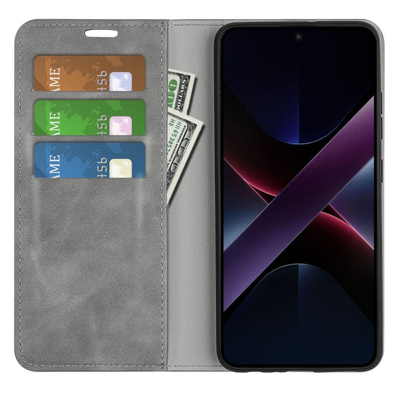 Folio-hoesje Poco X7 Pro 5g Telefoonhoesje Klassiek