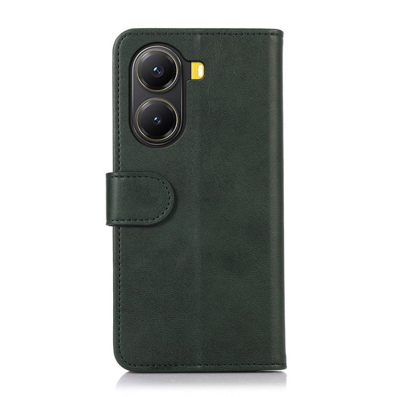 Folio-hoesje Poco X7 Pro 5g Telefoonhoesje Leerlook