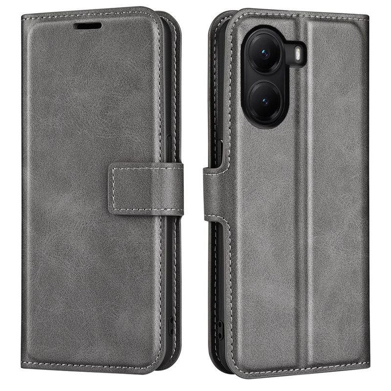 Folio-hoesje Poco X7 Pro 5g Telefoonhoesje Leerstijl