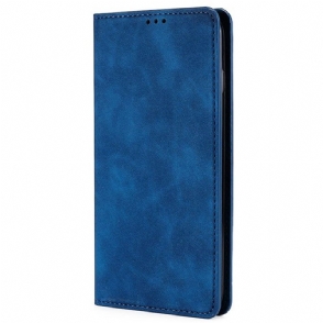 Folio-hoesje Poco X7 Pro 5g Telefoonhoesje Premium Suède-look