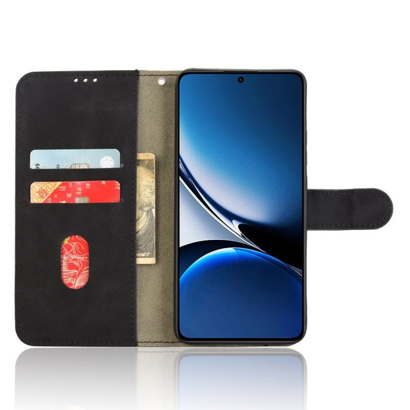 Folio-hoesje Poco X7 Pro 5g Telefoonhoesje Suède-effect