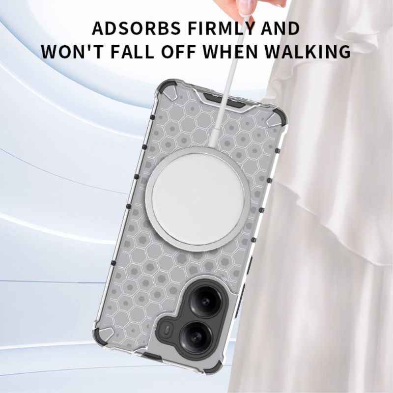 Hoesje Poco X7 Pro 5g Magsafe-compatibel Honingraatstructuur