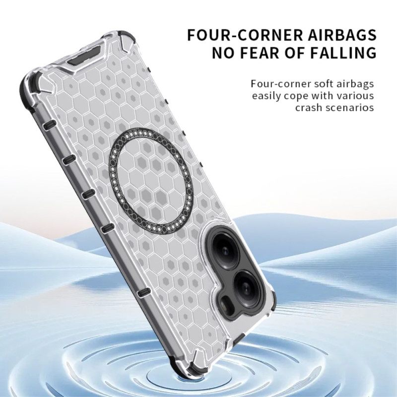 Hoesje Poco X7 Pro 5g Magsafe-compatibel Honingraatstructuur