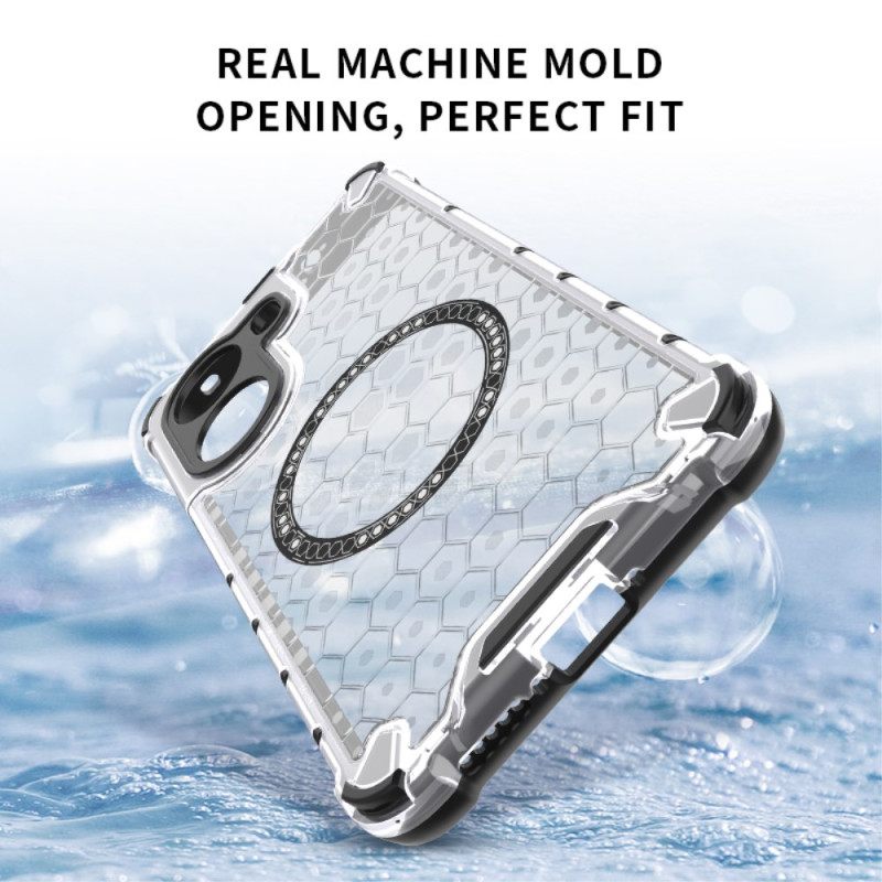 Hoesje Poco X7 Pro 5g Magsafe-compatibel Honingraatstructuur