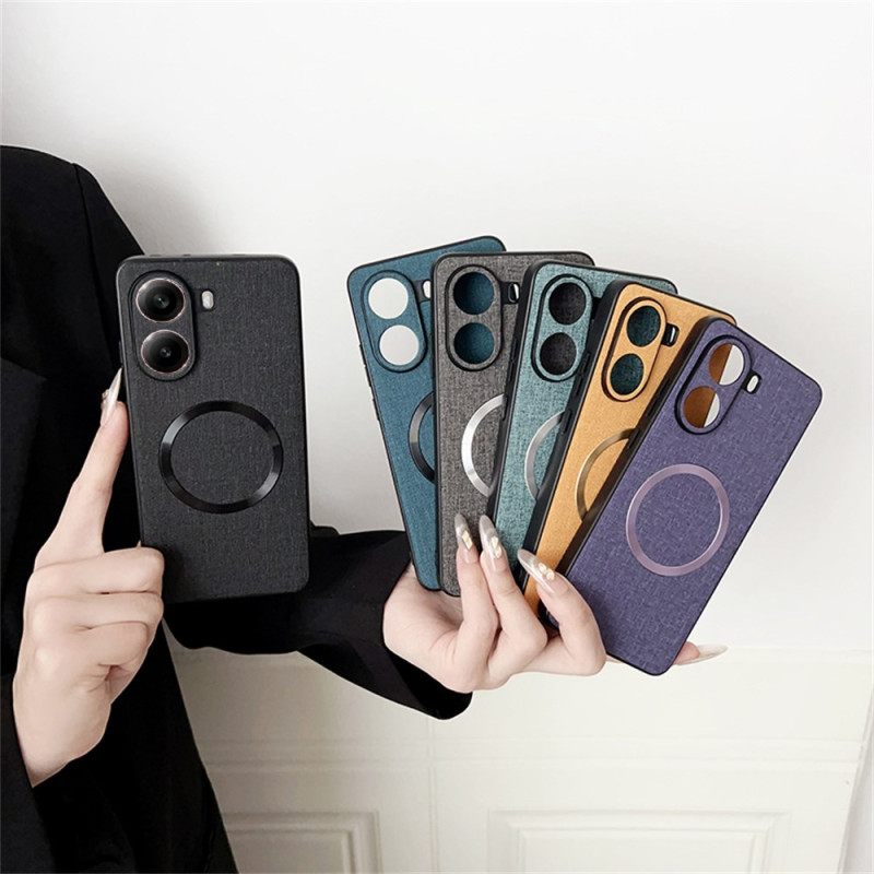 Hoesje Poco X7 Pro 5g Magsafe-compatibele Stof Bescherming Hoesje