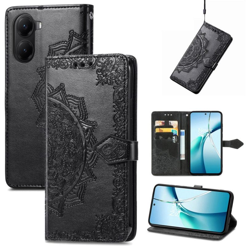 Leren Hoesje Poco X7 Pro 5g Barokke Mandala Bescherming Hoesje