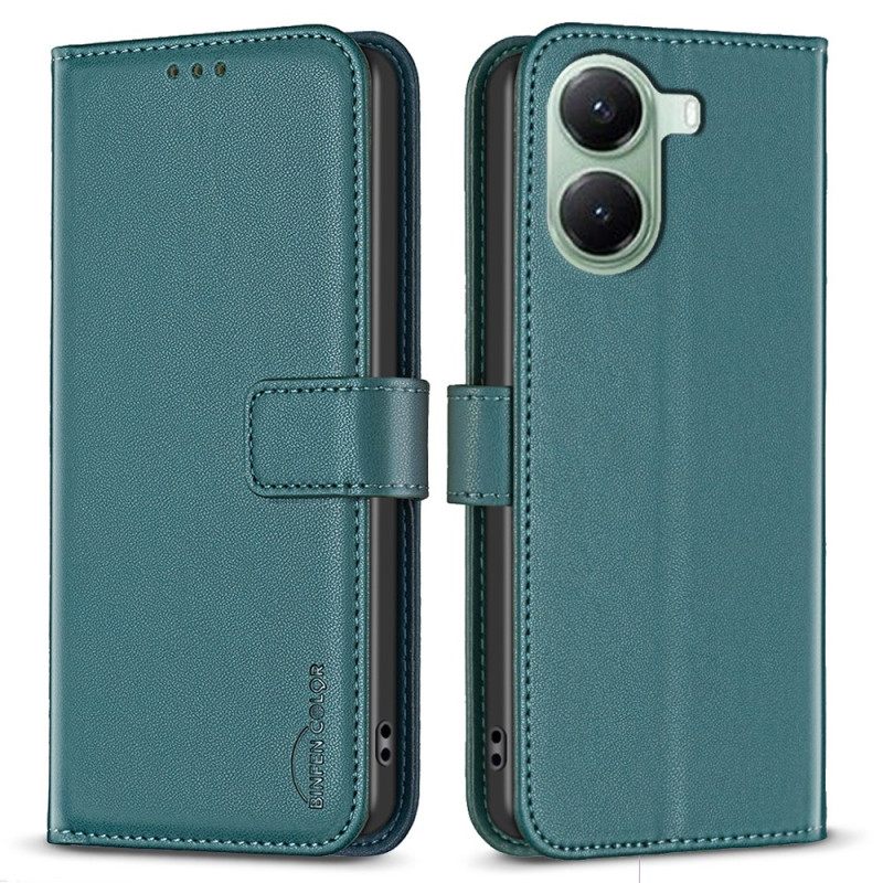 Leren Hoesje Poco X7 Pro 5g Binfen Kleur Bescherming Hoesje