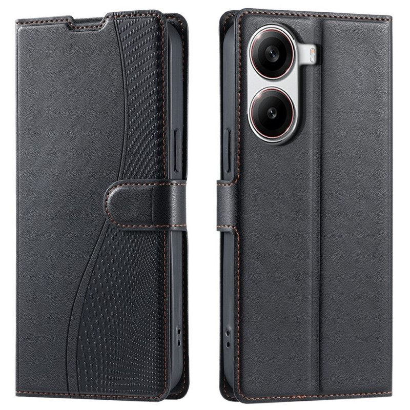 Leren Hoesje Poco X7 Pro 5g Grafische Print Bescherming Hoesje