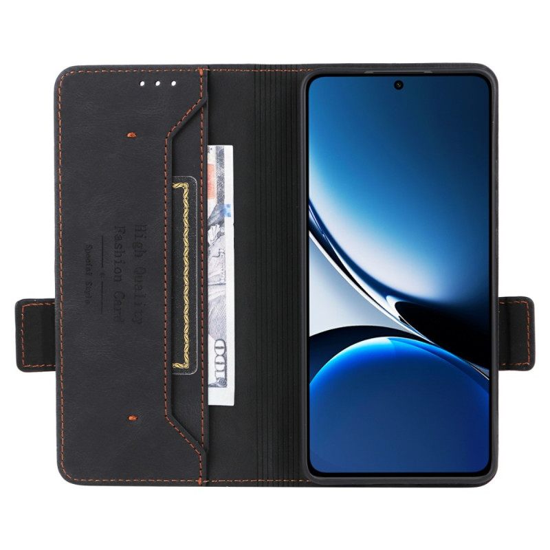 Leren Hoesje Poco X7 Pro 5g Retro Design Bescherming Hoesje