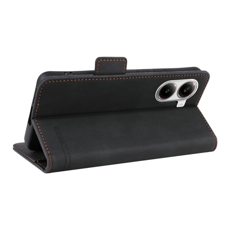 Leren Hoesje Poco X7 Pro 5g Retro Design Bescherming Hoesje