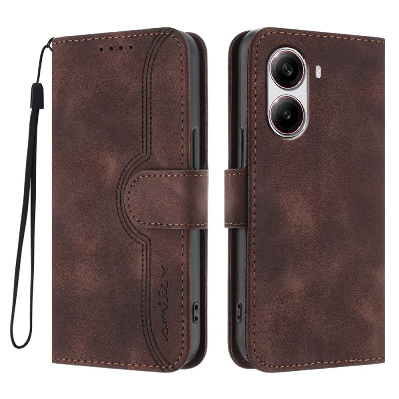 Leren Hoesje Voor Poco X7 Pro 5g Lach