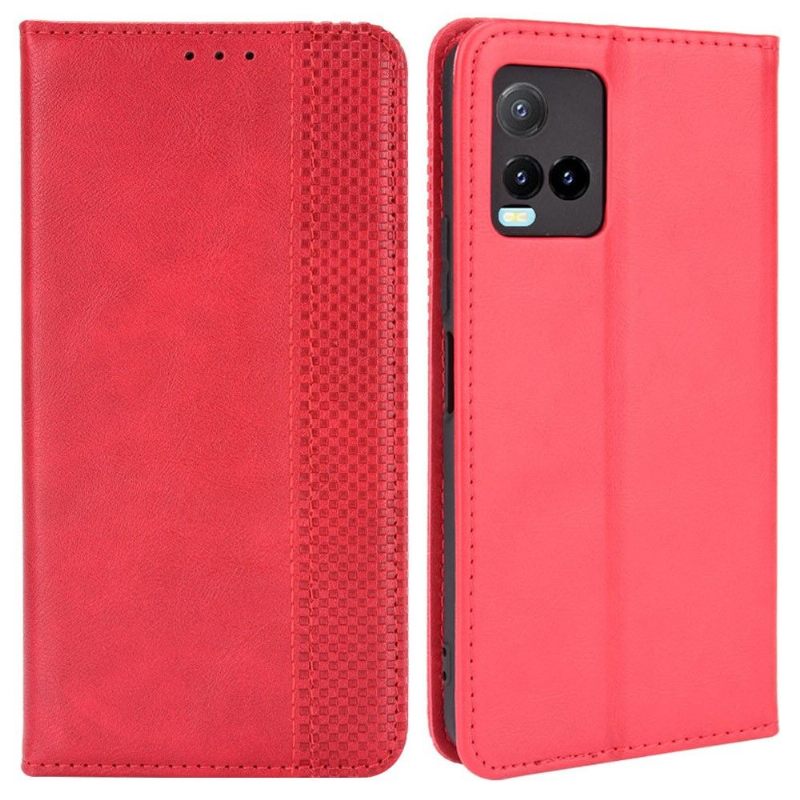 Cover voor Vivo Y21 / Y21s / Y33s Leer In Cirénius-stijl