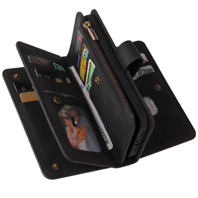Flip Case voor Vivo Y21 / Y21s / Y33s Portemonnee Leren Met Ketting