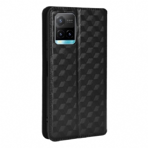 Folio-hoesje voor Vivo Y21 / Y21s / Y33s Ontwerpgeometrie