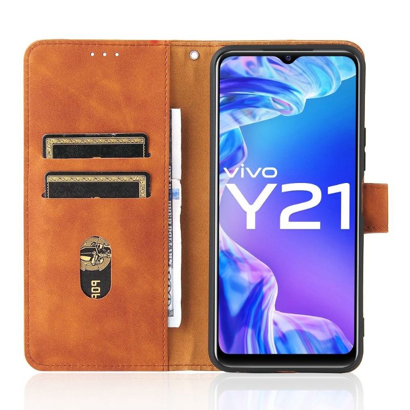 Folio-hoesje voor Vivo Y21 / Y21s / Y33s Zachte Aanraking